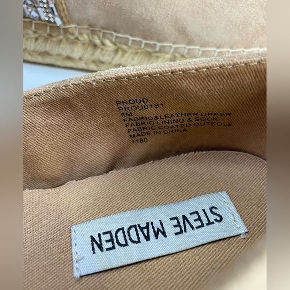 Steve Madden Sparkling Espadrille Slip-Ons - Picture 9 of 10